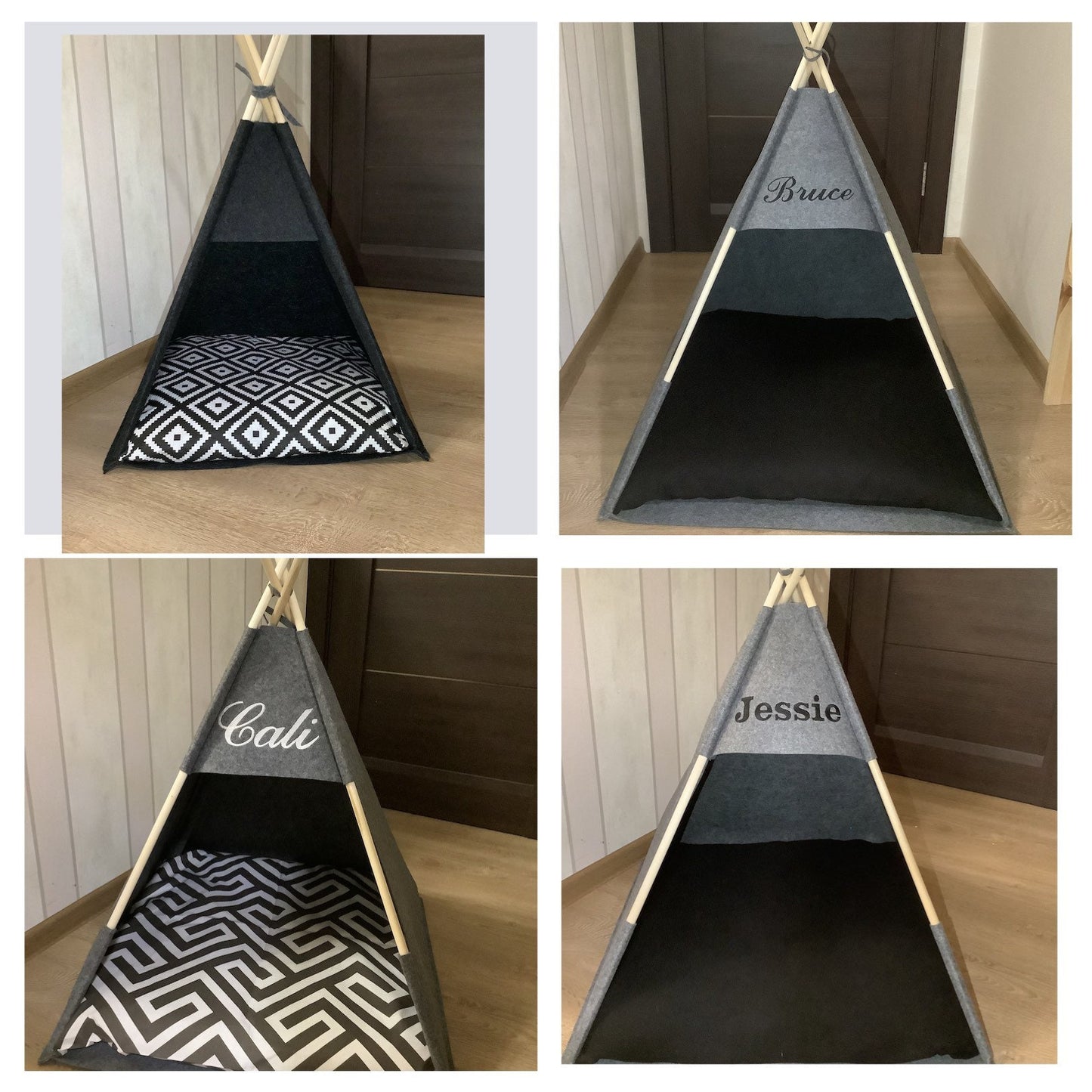 Bunny bed house indoor, rabbit bed, Can be Personalized curtain design for closing and relaxing pets new unique teepee design dog bed animal