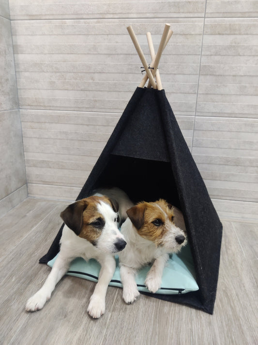 Dogs beds Puppy house, Small Teepee cat, bunny tent wood frame felt , any teepee dog, bunny bed pillow, pet Supplies small bed, pet bed name